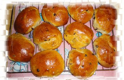 Petits pains au lait et pépites de chocolat