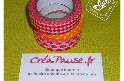 "J'ai testé..." : le masking-tape avec CréaPause