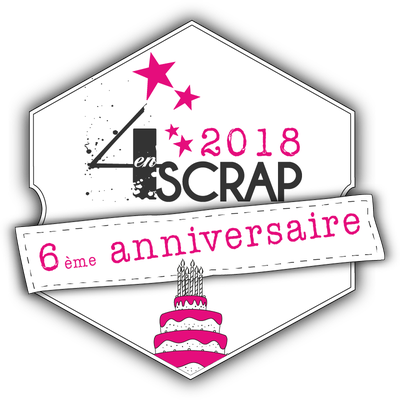 Anniversaire 4 en scrap - Carte n° 7
