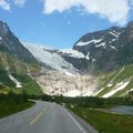 on the road vers les glaciers