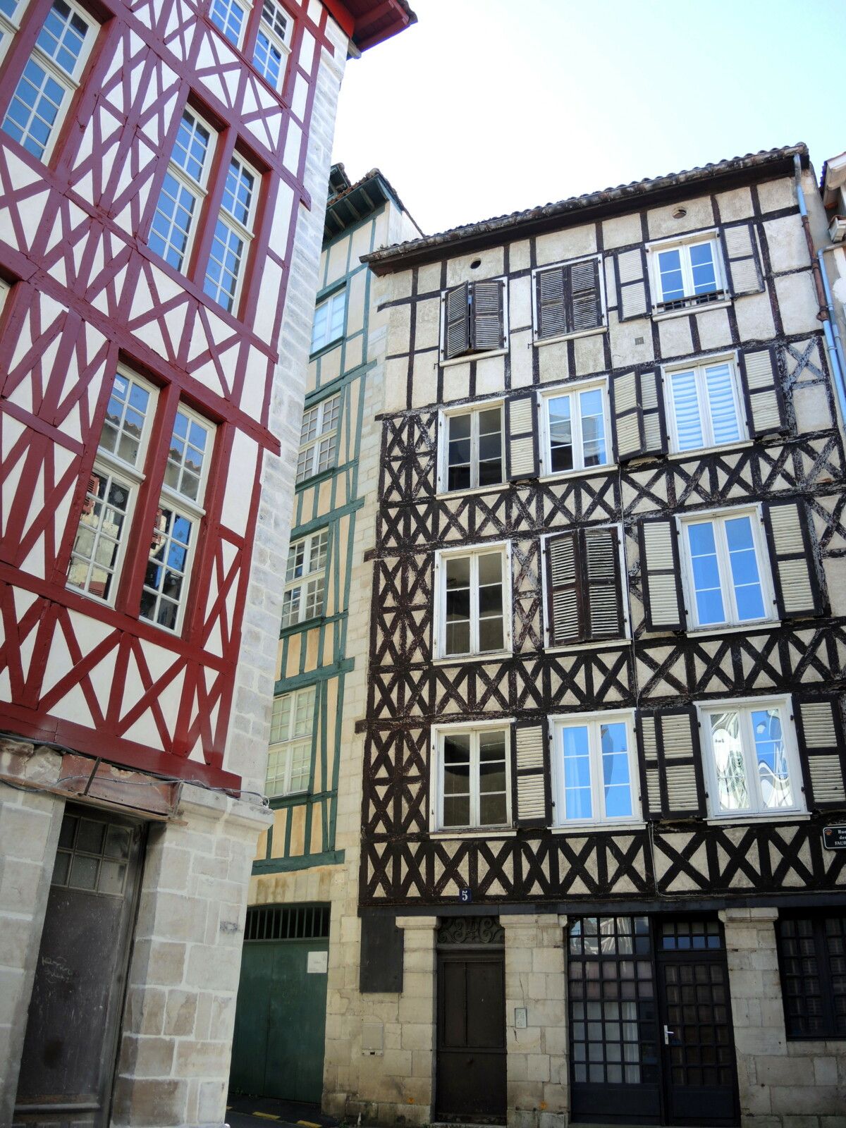 Bayonne, rue des Faures, maisons (64)