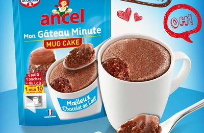 Le gateau minute Ancel( mug cake) Dr Oetker- campagne Les Initiés {Résultats} 