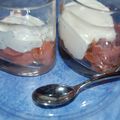 double verrine saumon en 2 tons