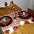 Déco de table sur le thème de Noël