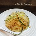 PÂTES Au Citron Ail Parmesan et Pistaches ... et Leurs Spaghettis de Courgettes Crues