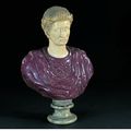 Bustes d'empereur et d'impératrice. Bustes : Rome, IIe siècle ap. J.-C. Têtes : XVIIe siècle