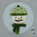 Bonhomme de neige concombre