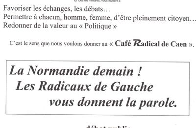 CAEN 17 JUIN 2015: réunion publique sur l'avenir de la Normandie