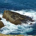 Belle Île : Écume sur rochers