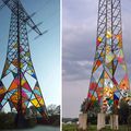 Art Students Change Electrical Towers Into Lighthouses