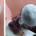 Bonnet à oreille au crochet