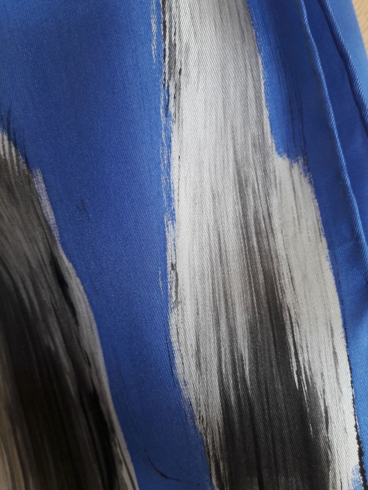 twill de soie, peinture sur soie, 