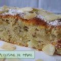 Gâteau de pommes à l'anis et aux amandes