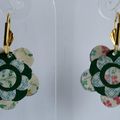 Boucles d'oreilles en papier 3D N°2