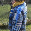 Gilet patchwork modèle la Droguerie