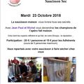 23 Octobre 2018 ATELIER SAUCISSON SEC