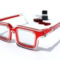 Lunettes fluos comme je les aime...