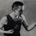 Le boxeur Pierre Bonnet aux Jeux Olympiques de Berlin en 1936               
