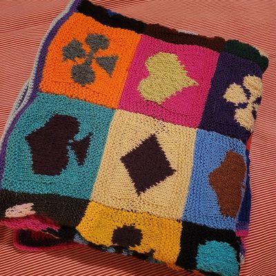 Plaid tricot