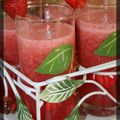 P'tite limonade rafraîchissante fraises et pastèque