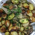 Pommes de terre sautées aux cèpes