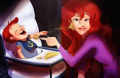 Les Princesses de Disney version Maman