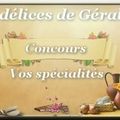 Concours "Aux délices de Géraldine"