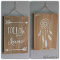 DIY FOLK - Un tableau en palette sans clou, sans vis, utilisable recto/verso !