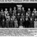 Ecole de Pont-Trambouze 1958 et 1961