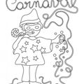 coloriage carnaval