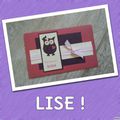 Carte de Félicitations - Lise