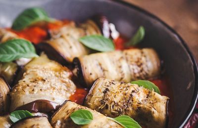 Involtini d'aubergines