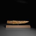 A large archaic jade ritual dagger axe, Ge, Shang Dynasty (c. 1500-1050 BC)