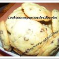 Cookies aux pepites de Chocolat