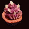 Cupcake Luna : Poires / chocolat & amandes