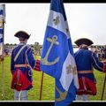 Rochefort  démonstration de Tambours d'Aunis Saintonge (compagnie franches de la marine) reconstitution historique