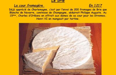 le brie, en 1217