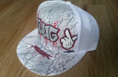 casquette graffé custom graffiti swag personnalisable tag graff