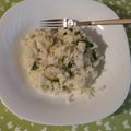 Mon risotto aux courgettes échalotte 