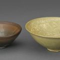 Two glazed ceramic teabowls, Song-Jin dynasty