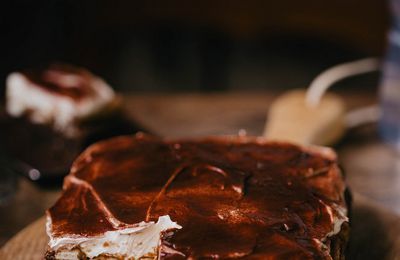 Brownie tiramisu