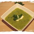 Soupe de courgettes au cumin