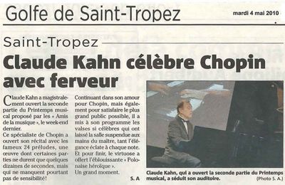 Concert claude Kahn: Liszt