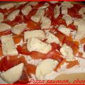 Pizza du dimanche #3 : Saumon ,chorizo...
