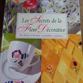 Livre Fleur Décorative, broderie, peinture, gravure