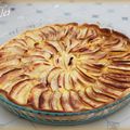 Tarte aux pommes caramélisées façon pâtissier 