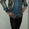 Tendance: combo jeans/sequins