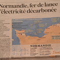 A lire dans la presse nationale: la Normandie, EST DÉJÀ LA PREMIÈRE RÉGION ÉLECTRIQUE DÉCARBONÉE de France!