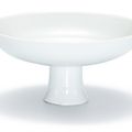 A white glazed tazza, seal mark and period of Qianlong (1736-1795)