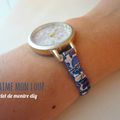 DIY bracelet de montre en liberty